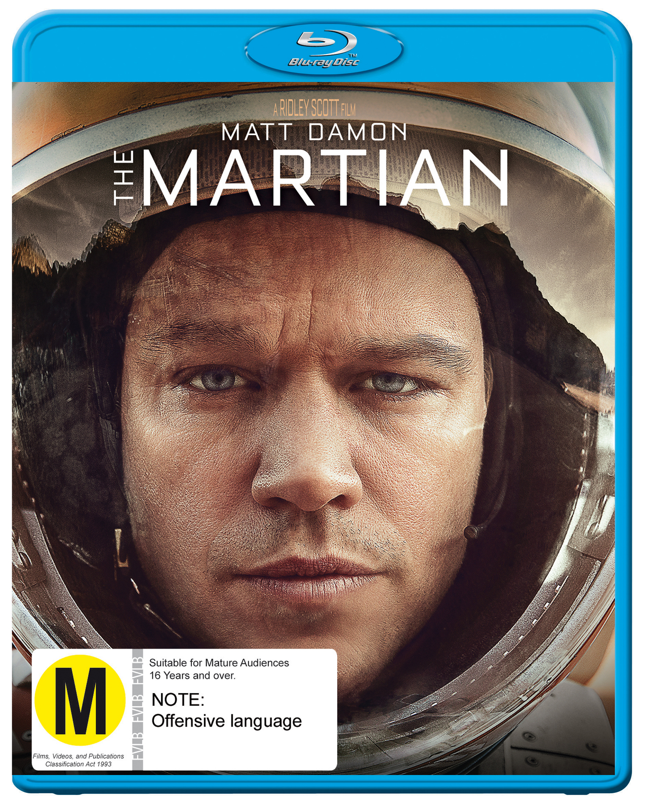 The Martian on Blu-ray