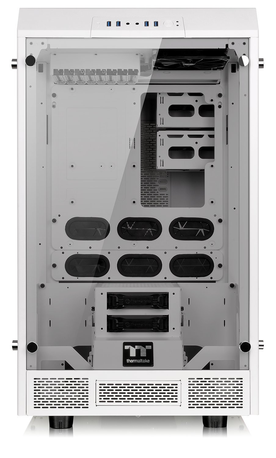 Thermaltake: The Tower 900 E-ATX Vertical Super Tower Chassis - Snow Edition (White) image