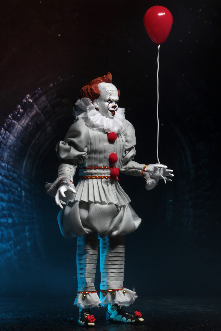 It (2017): Pennywise - 8" Clothed Action Figure image