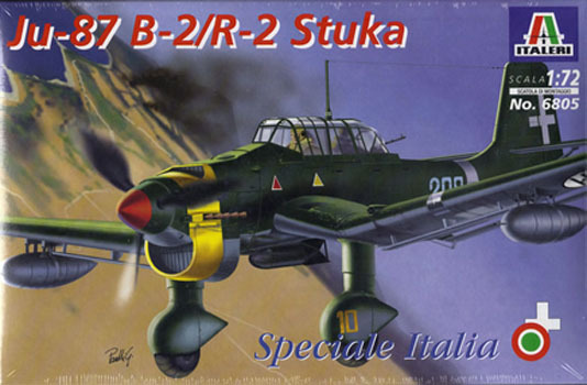 Italeri Ju-87 B-2/R-2 Stuka 1:72 Model Kit image