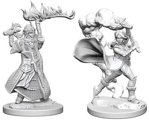 Pathfinder Deep Cuts: Unpainted Miniature Figures - Human Female Cleric