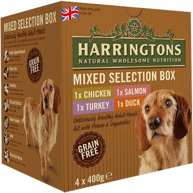 Harringtons Wet Dog Food Mixed Box (400g) at Mighty Ape NZ