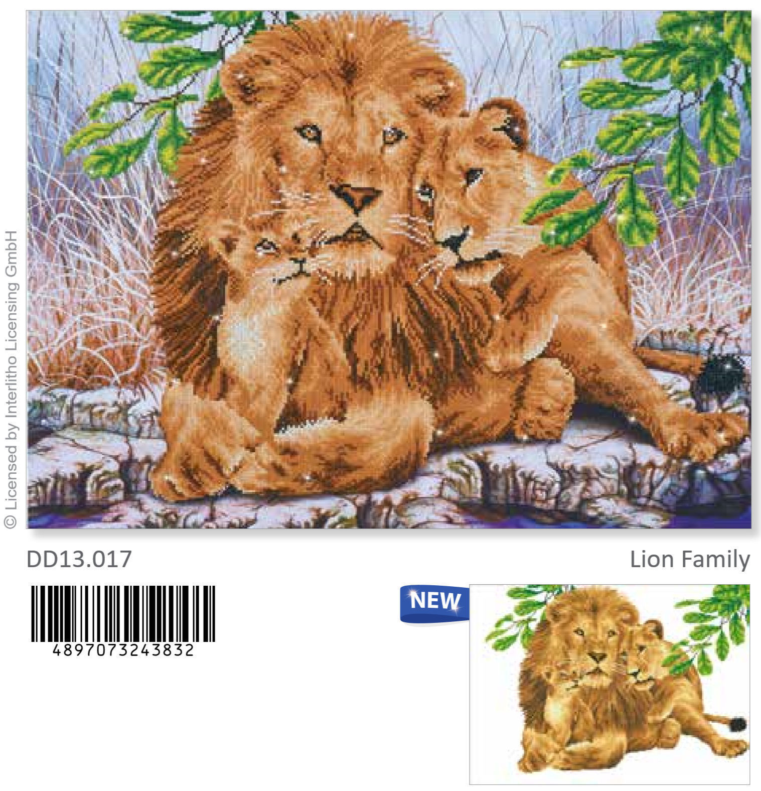 Buy Diamond Dotz Lion Family at Mighty Ape NZ