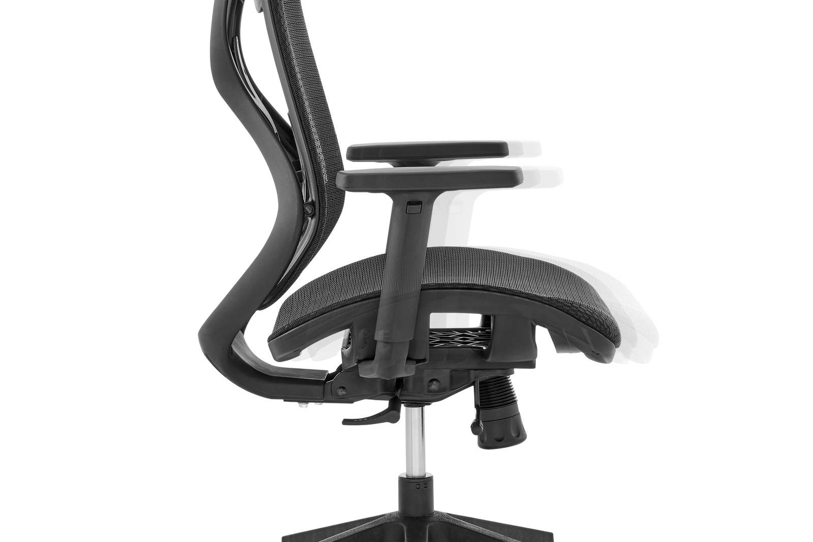 Buy Ergolux London Office Chair (Black Frame, Black) at Mighty Ape NZ