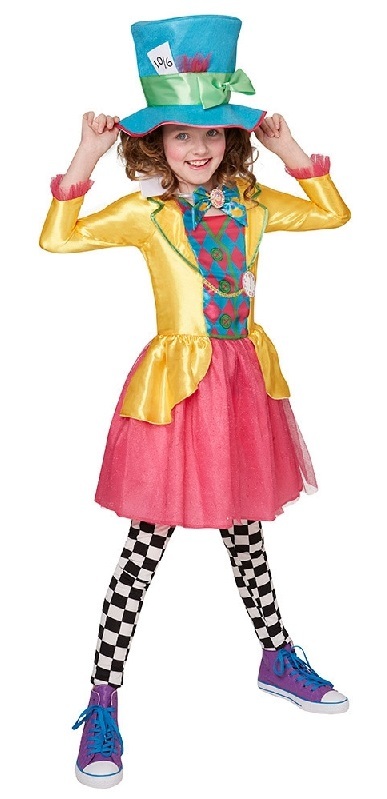 Disney: Mad Hatter - Deluxe Girl's Costume (Size 11-12) image