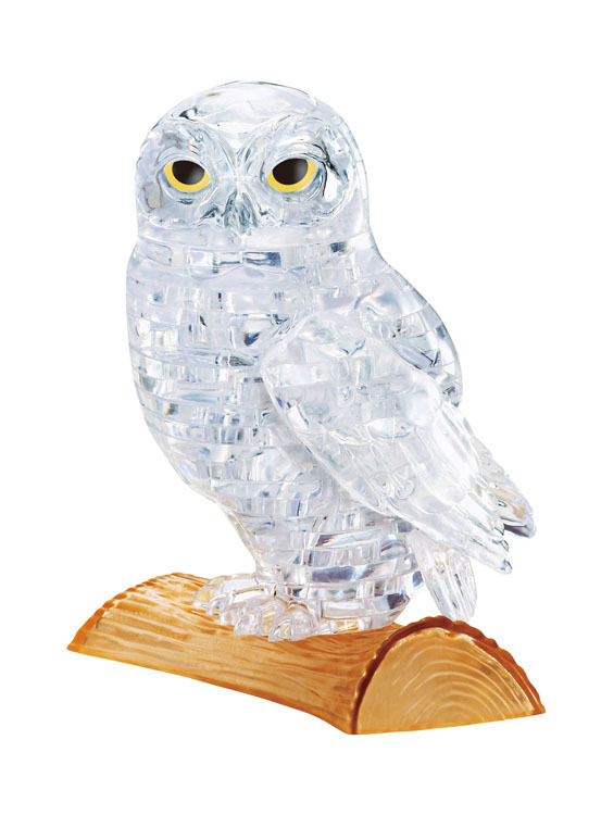 Crystal Puzzle: Clear Owl image