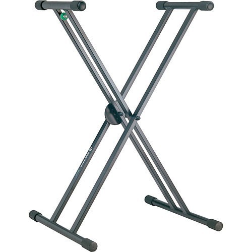 K&M Double braced keyboard stand "rick"