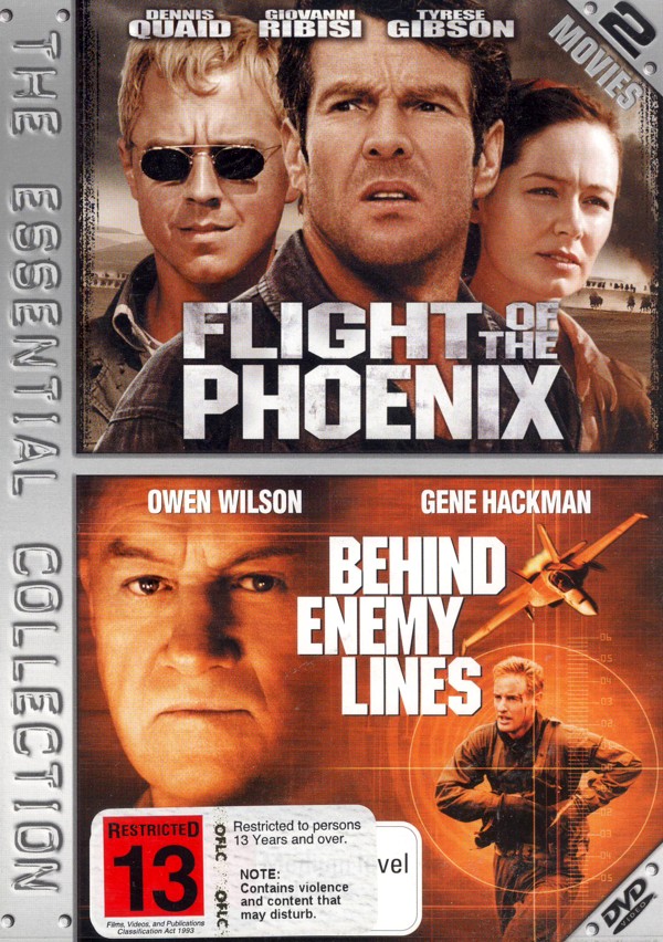 Flight Of The Phoenix / Behind Enemy Lines - The Essential Collection (2 Disc Set) on DVD image