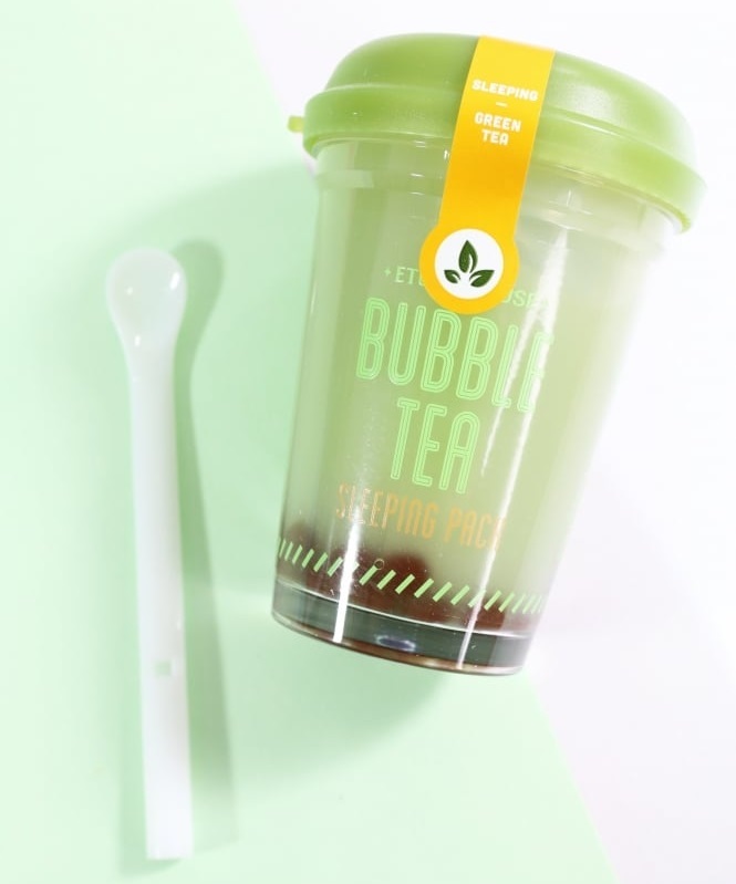 Etude House - Bubble Tea Sleeping Pack Green Tea (100G) image