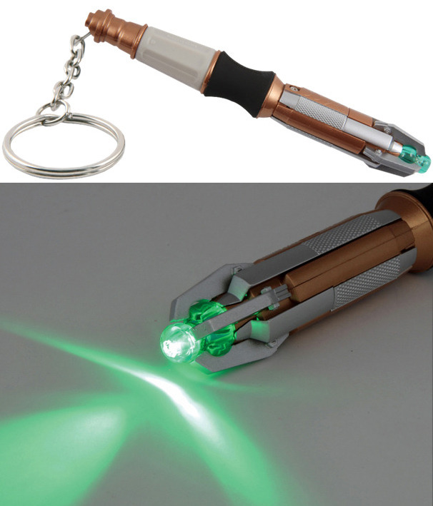 Doctor Who - 11th Doctor's Sonic Screwdriver Light-up Keyring image