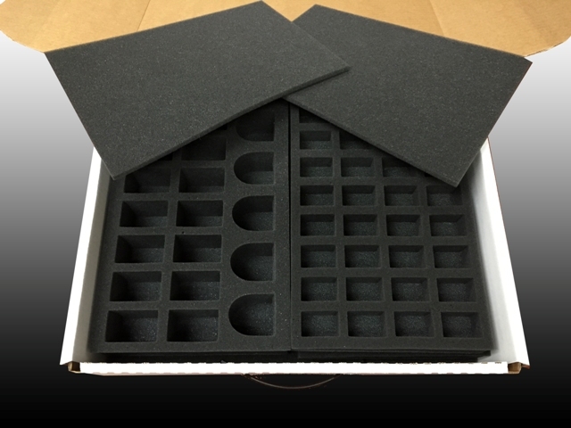 Battle Foam Eco Box Half Tray Load Out (Stone Black)