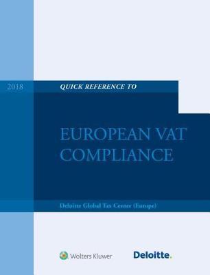 Quick Reference Guide to European Vat Compliance by (europe) Deloitte Global Tax Center image