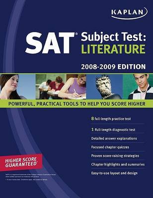 Literature: 2008-2009 by Kaplan image