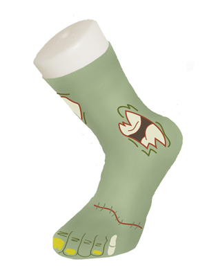 Silly Socks - Zombie image