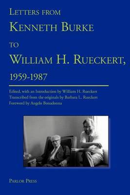 Letters from Kenneth Burke to William H. Rueckert, 1959-1987 by Kenneth Burke image