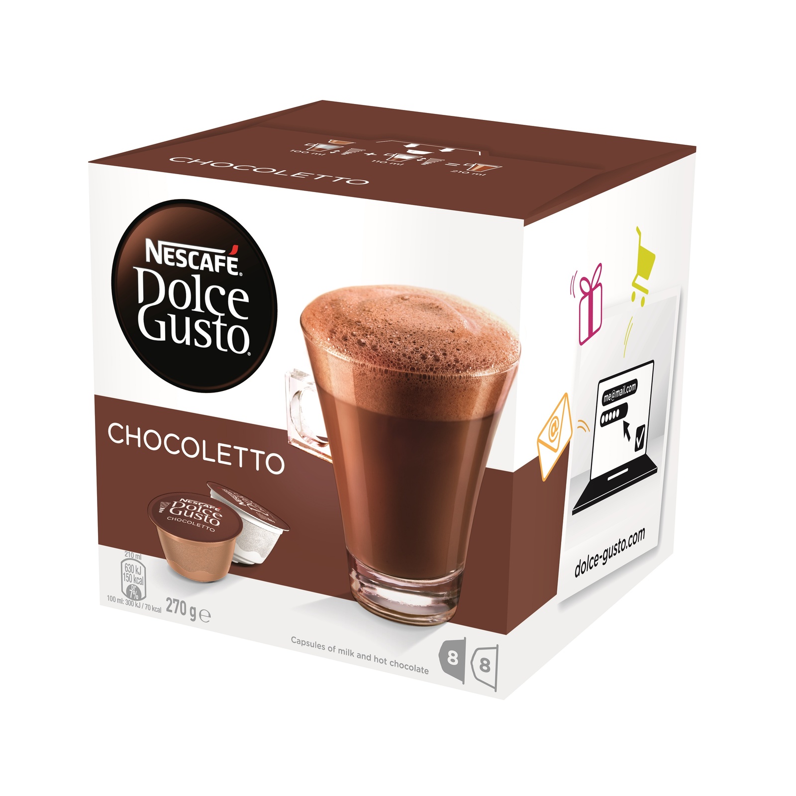 Nescafe: Dolce Gusto Chocoletto Capsules image