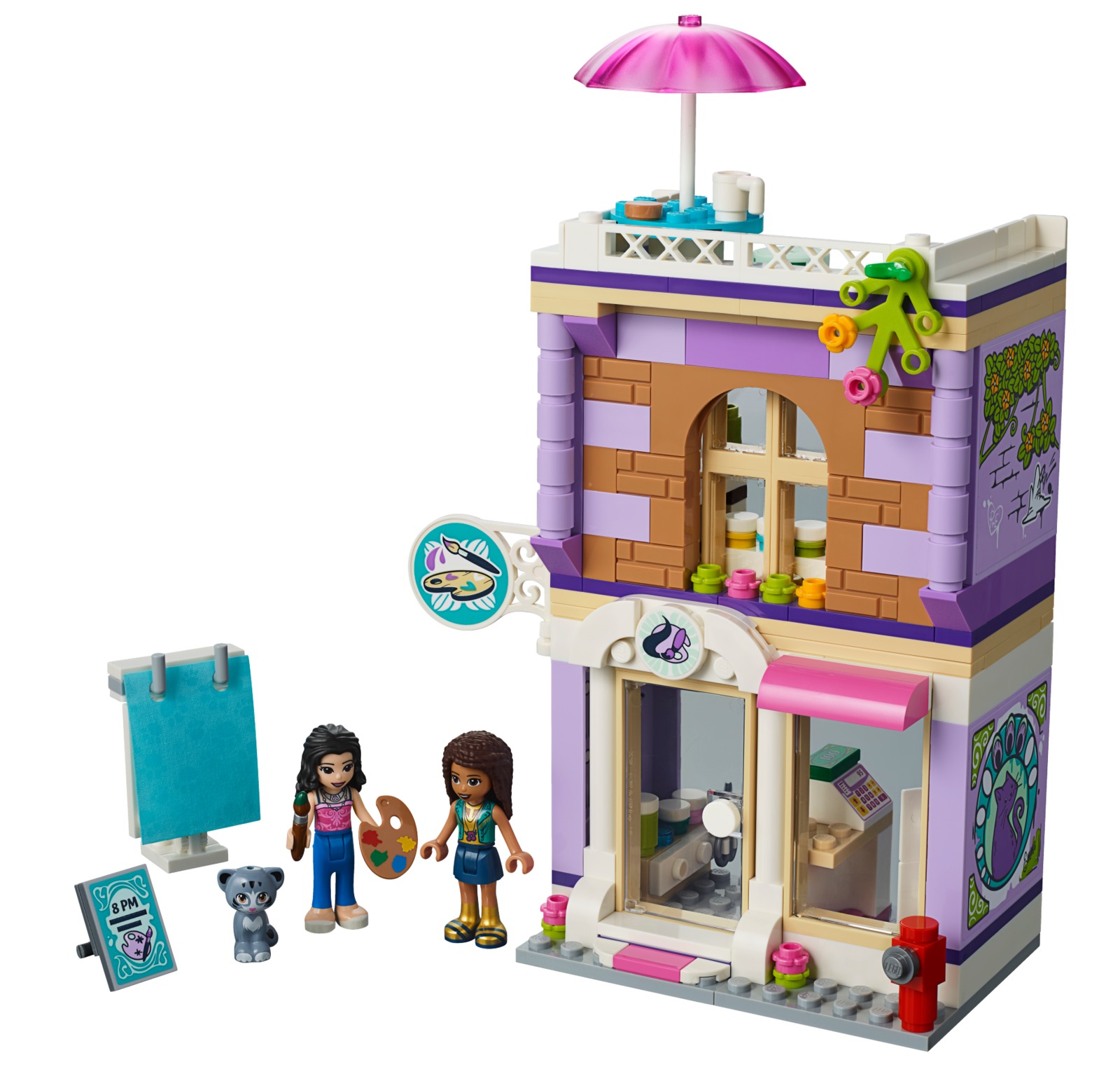 Lego Friends Emmas Art Studio Toy At Mighty Ape Nz