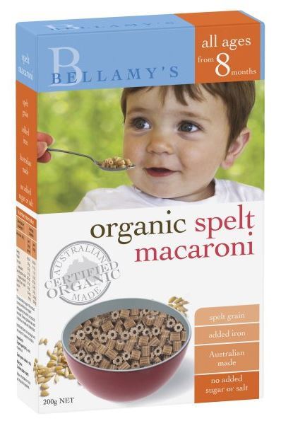 Bellamy's - Organic Baby Spelt Macaroni (200gm) image