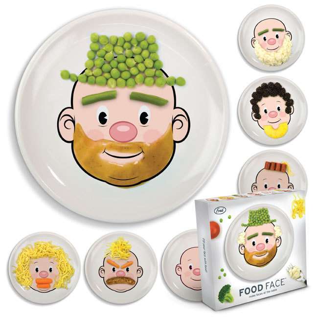 Fred - Food Face Dinner Plate