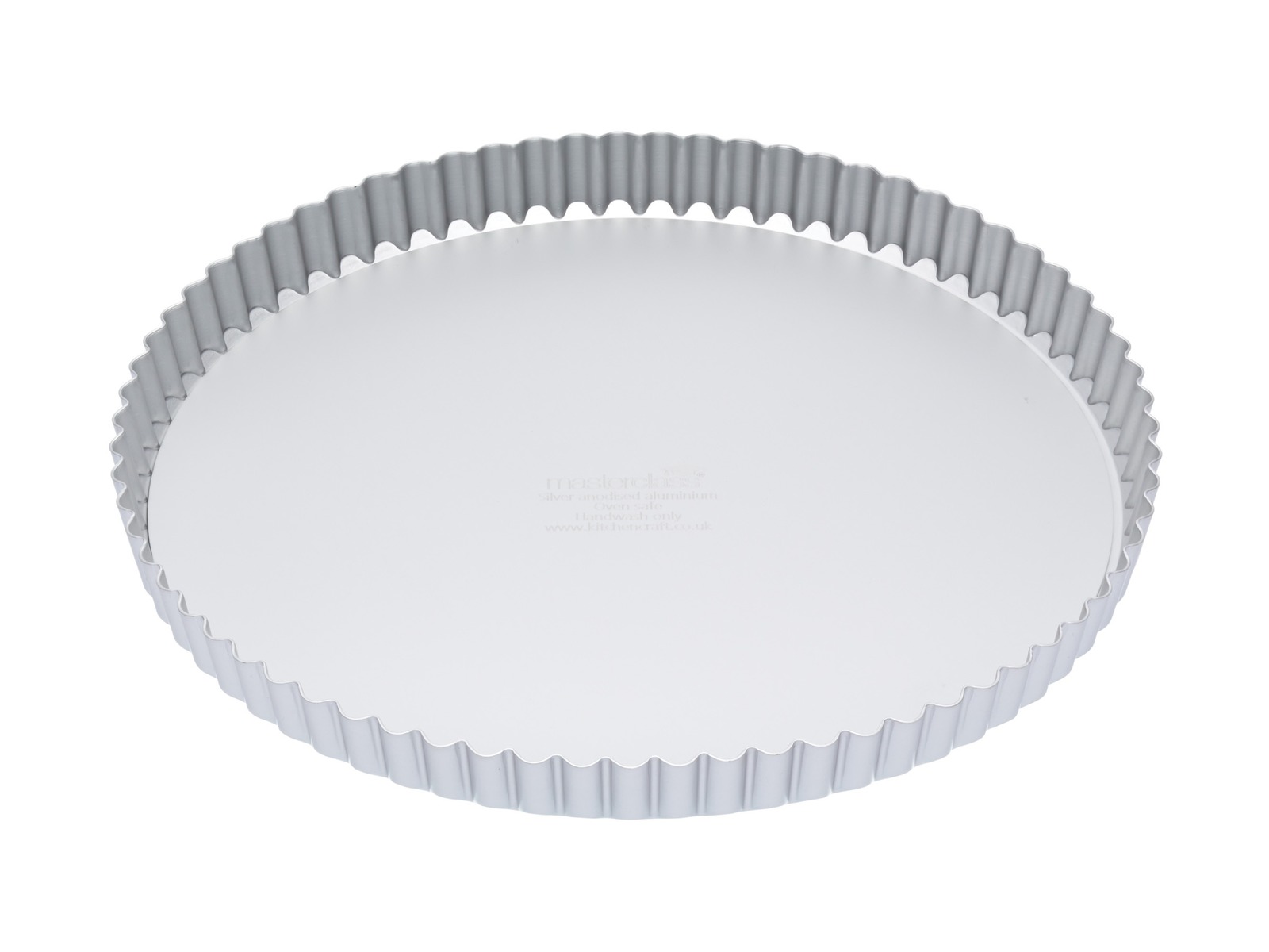 MasterClass: Silver Anodised Round Flan/Quiche Tin (28cm) image