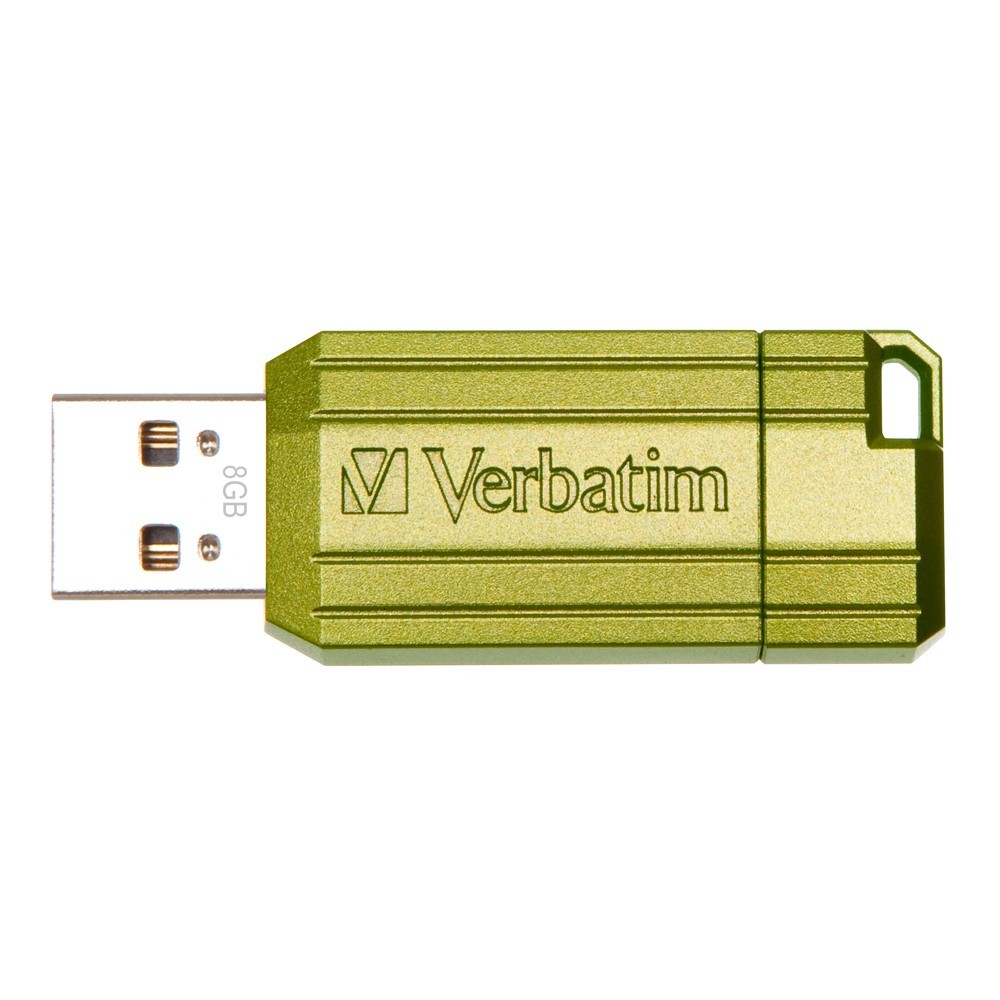 Verbatim Store'n'Go Pinstripe USB Drive - 8GB (Eucalyptus Green) image