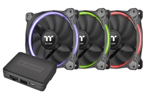 120mm Thermaltake: Riing Radiator Fan - RGB TT Premium Edition (3 Pack) image