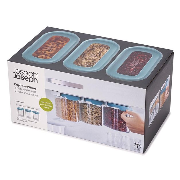 Joseph Joseph Cupboardstore 3Piece UnderShelf Storage Container Set