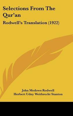 Selections from the Qur'an: Rodwell's Translation (1922) image