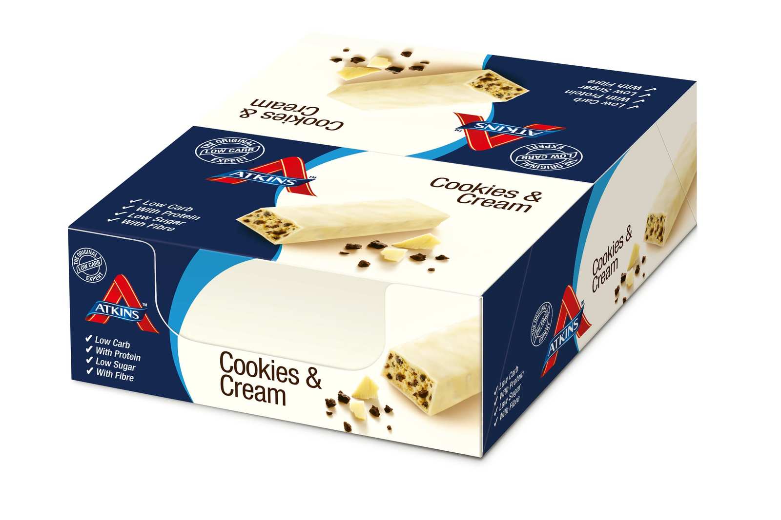 Atkins Advantage Bars - Cookies and Cream (15x30g) image