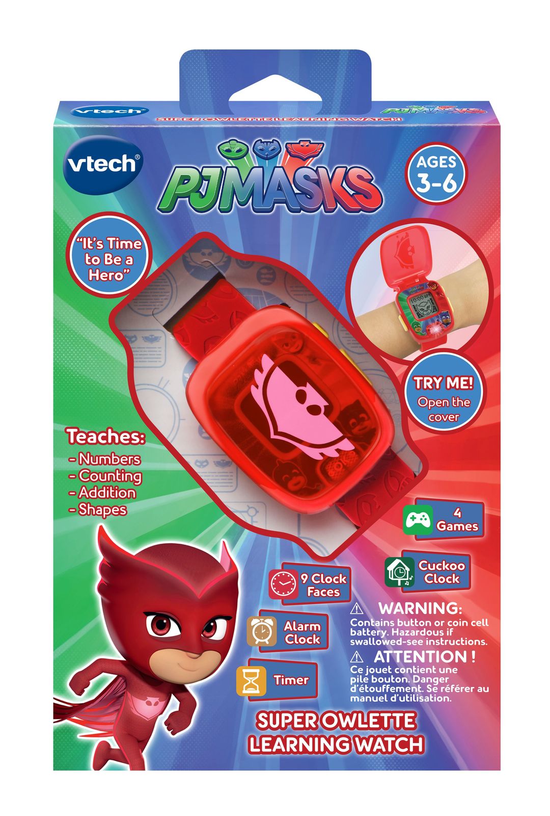 Vtech: PJ Masks - Owlette Learning Watch image