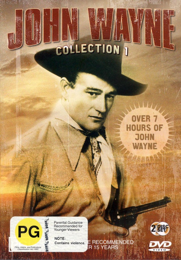 John Wayne Collection 1 (6 movies on 2 discs) on DVD image