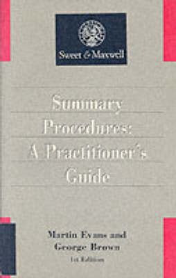 Summary Judgment: A Practitioner's Guide by George Brown image