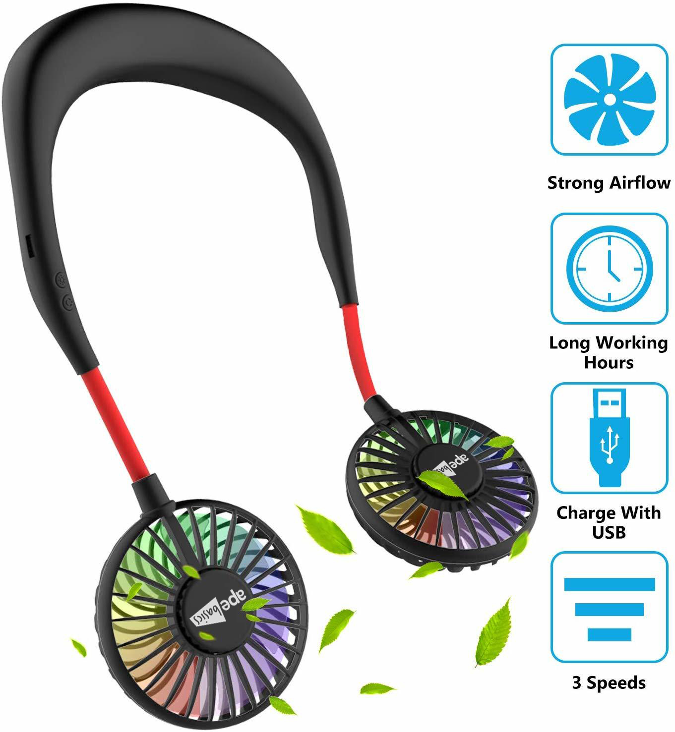 Ape Basics Mini Hand Free Neck Fan image