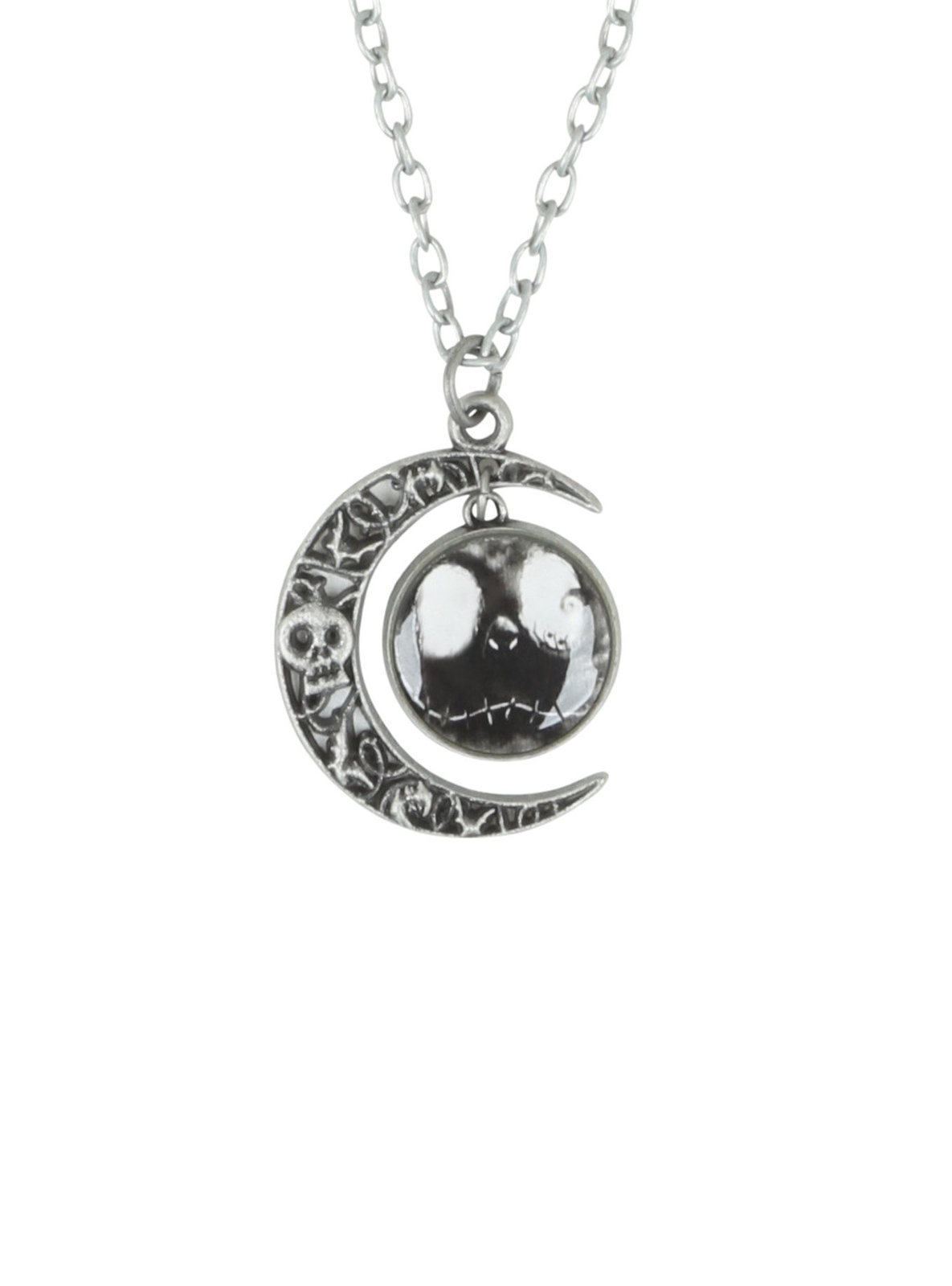 Neon Tuesday: Nightmare Before Christmas - Jack & Moon Necklace