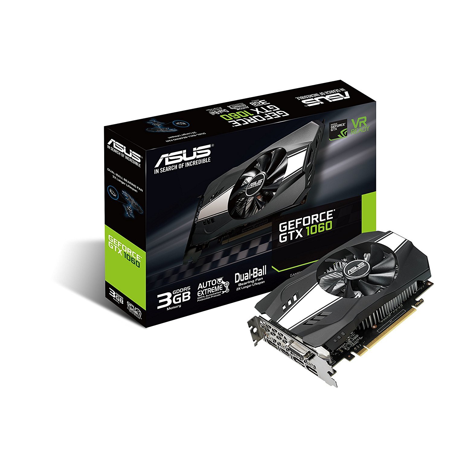 ASUS GeForce GTX 1060 3GB Phoenix Graphics Card image