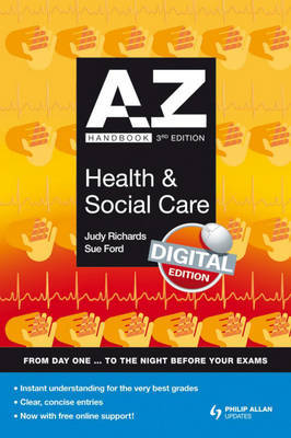 A-Z Health and Social Care Handbook on Paperback by Judy Richards