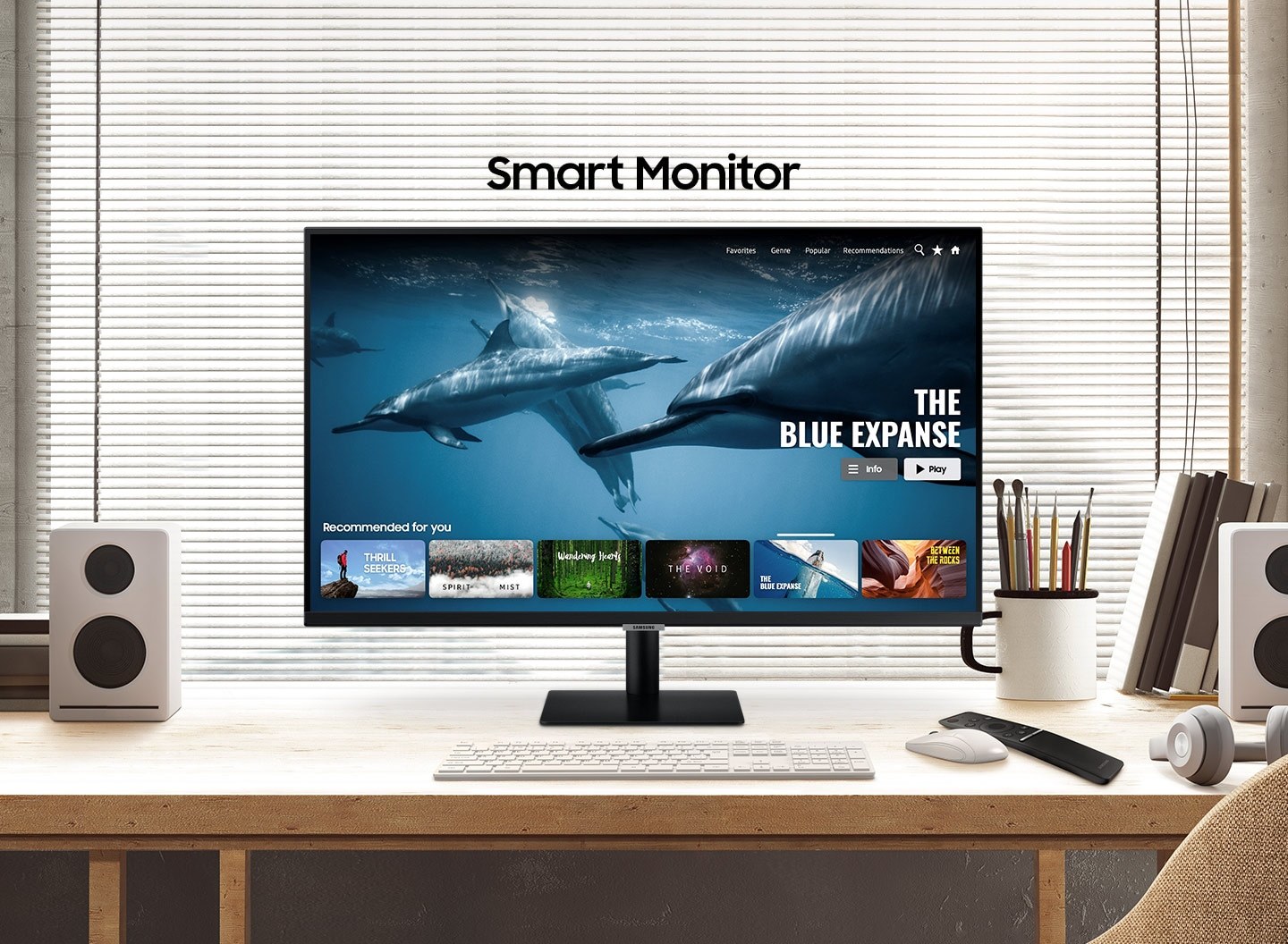 32" Samsung M5 Smart Monitor at Mighty Ape Australia