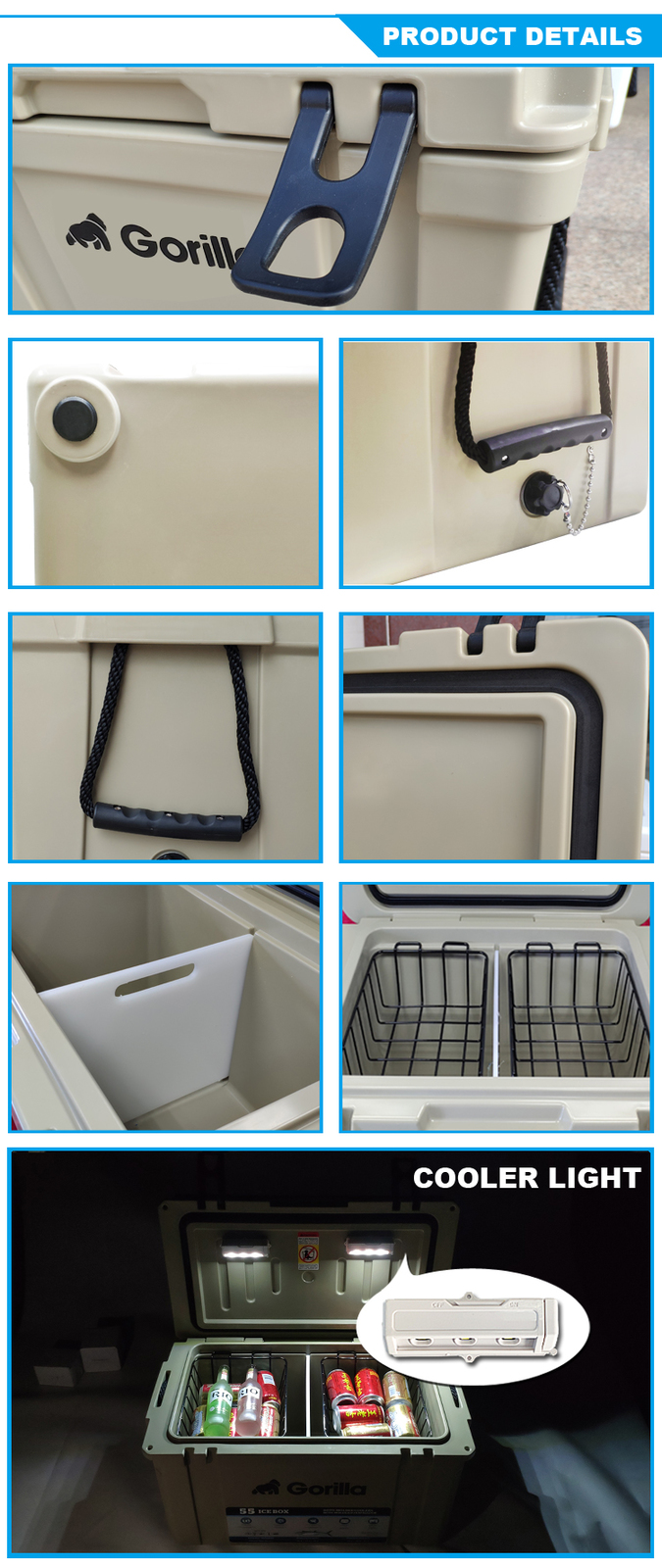 Gorilla Heavy Duty Ice Box Chilly Bin 55L image