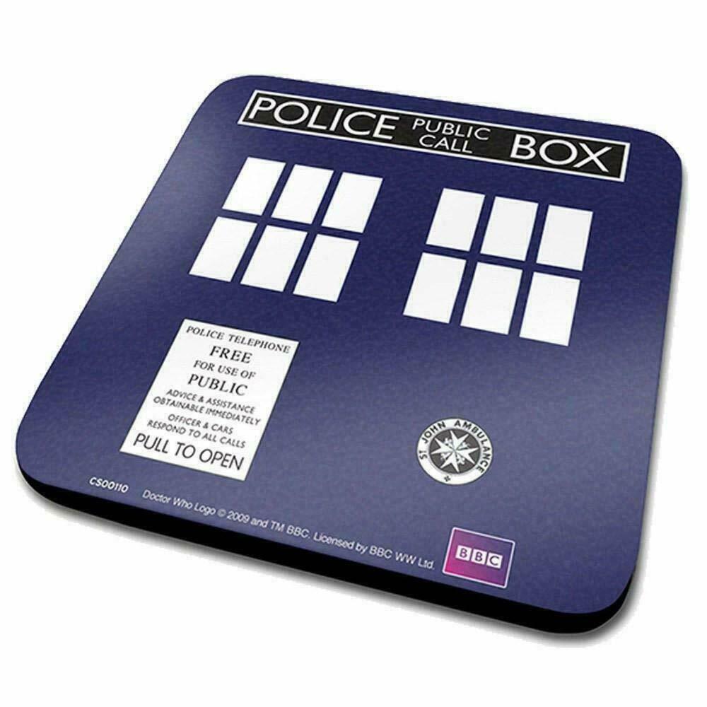 Doctor Who Tardis Coaster Set image