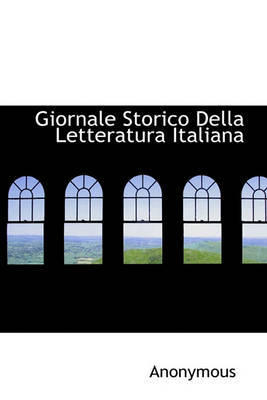 Giornale Storico Della Letteratura Italiana image