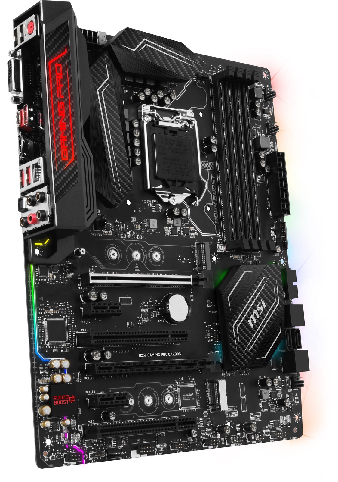 MSI B250 Gaming Pro Carbon Motherboard image