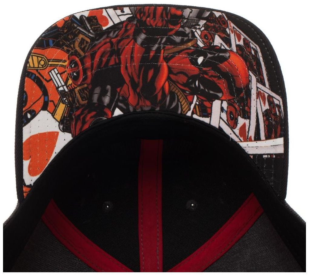 Marvel: Deadpool Logo - Curved Snapback Cap