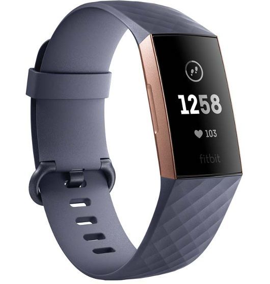 Fitbit Charge 3 Blue Grey / Rose Gold Aluminum image