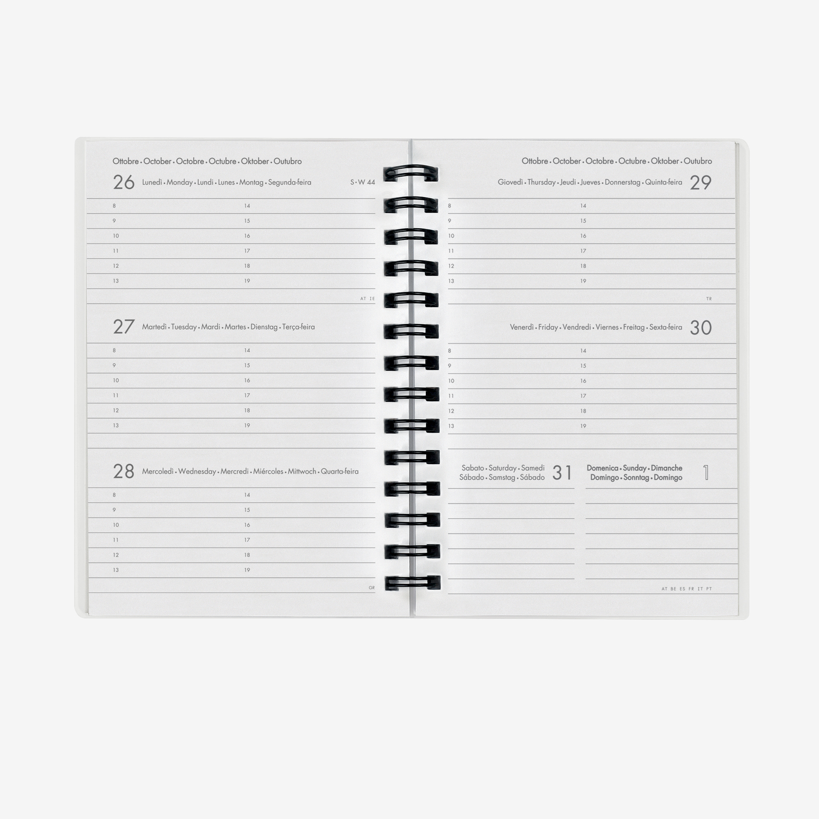 Legami: Small Weekly 12 Month 2020 Diary Spiral Bound - Cats image