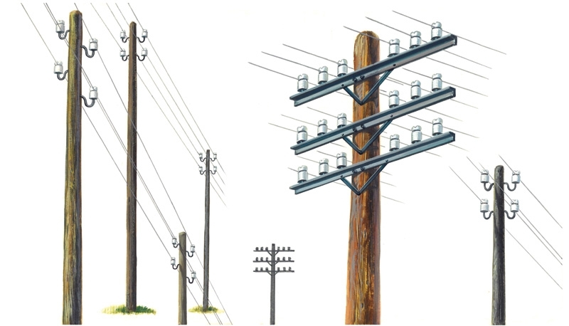 Italeri: 1:35 Telegraph Poles - Diorama Accessories image