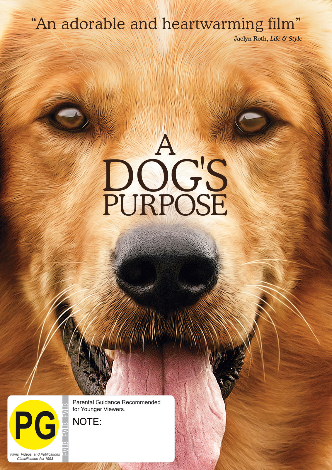A Dog's Purpose on DVD image