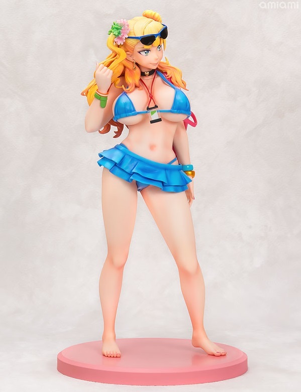 Please Tell Me! Galko-chan: 1/6 Galko-Chan (Swimsuit Ver.) - PVC Statue image
