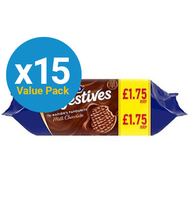 McVitie's Digestives Milk Chocolate 15 Pack at Mighty Ape NZ