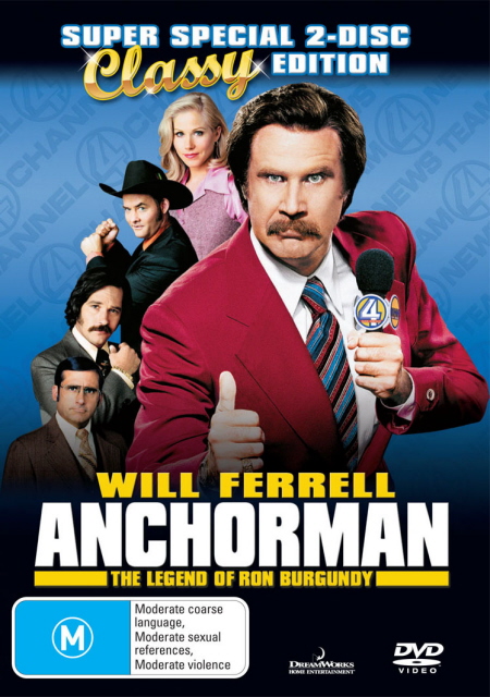 Anchorman - The Legend Of Ron Burgundy: Classy Edition (2 Disc Set) on DVD image