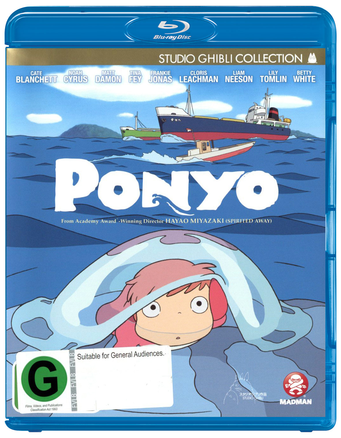 Ponyo on Blu-ray